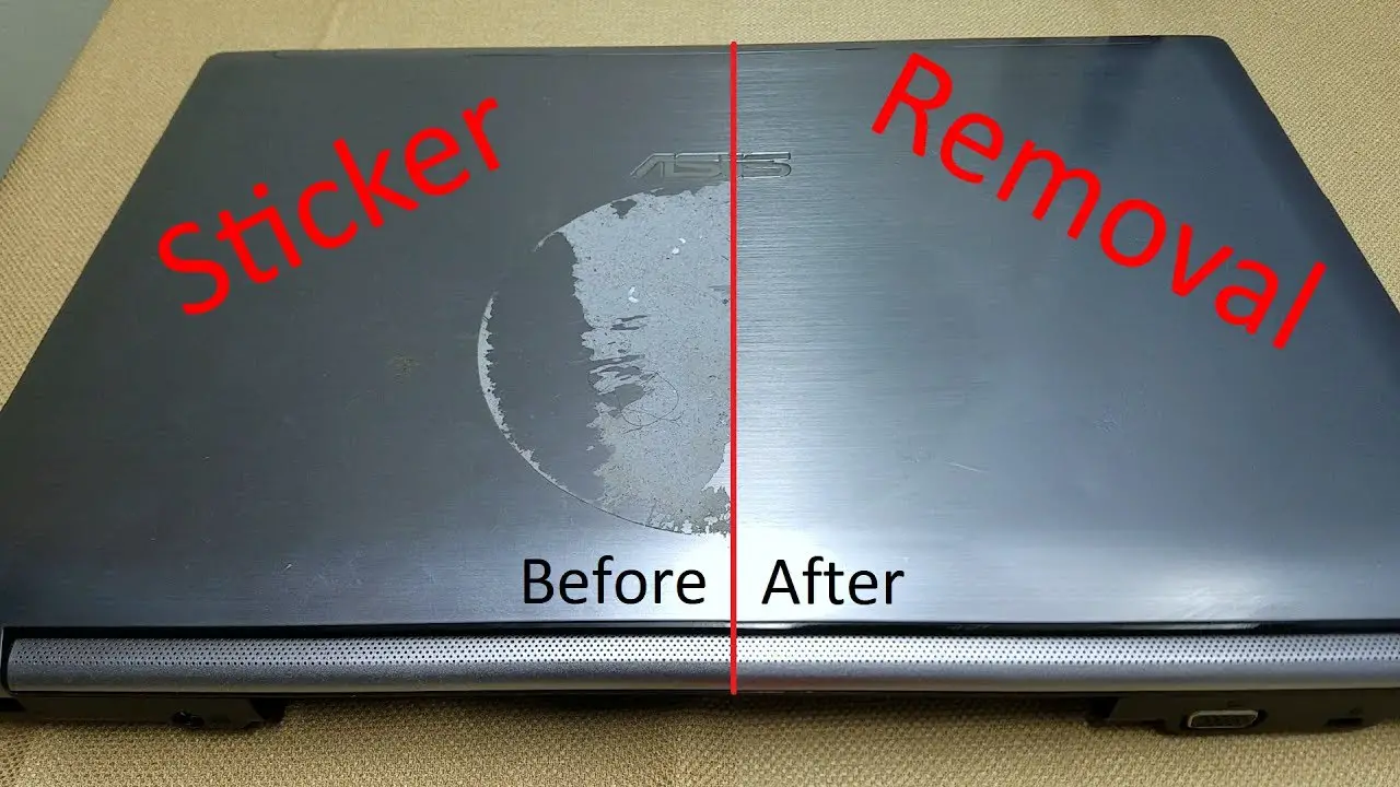 How To Get Adhesive Off Laptop