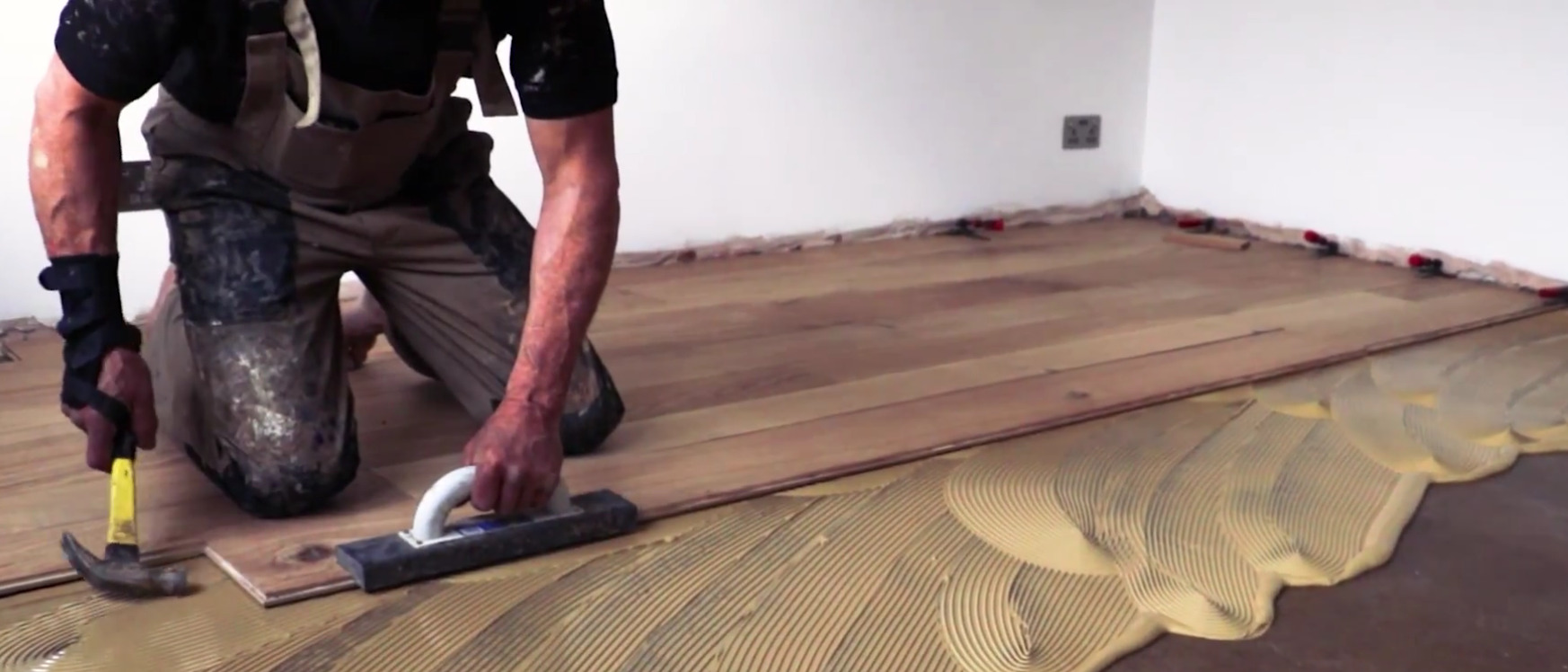 How To Glue Hardwood Floor To Concrete