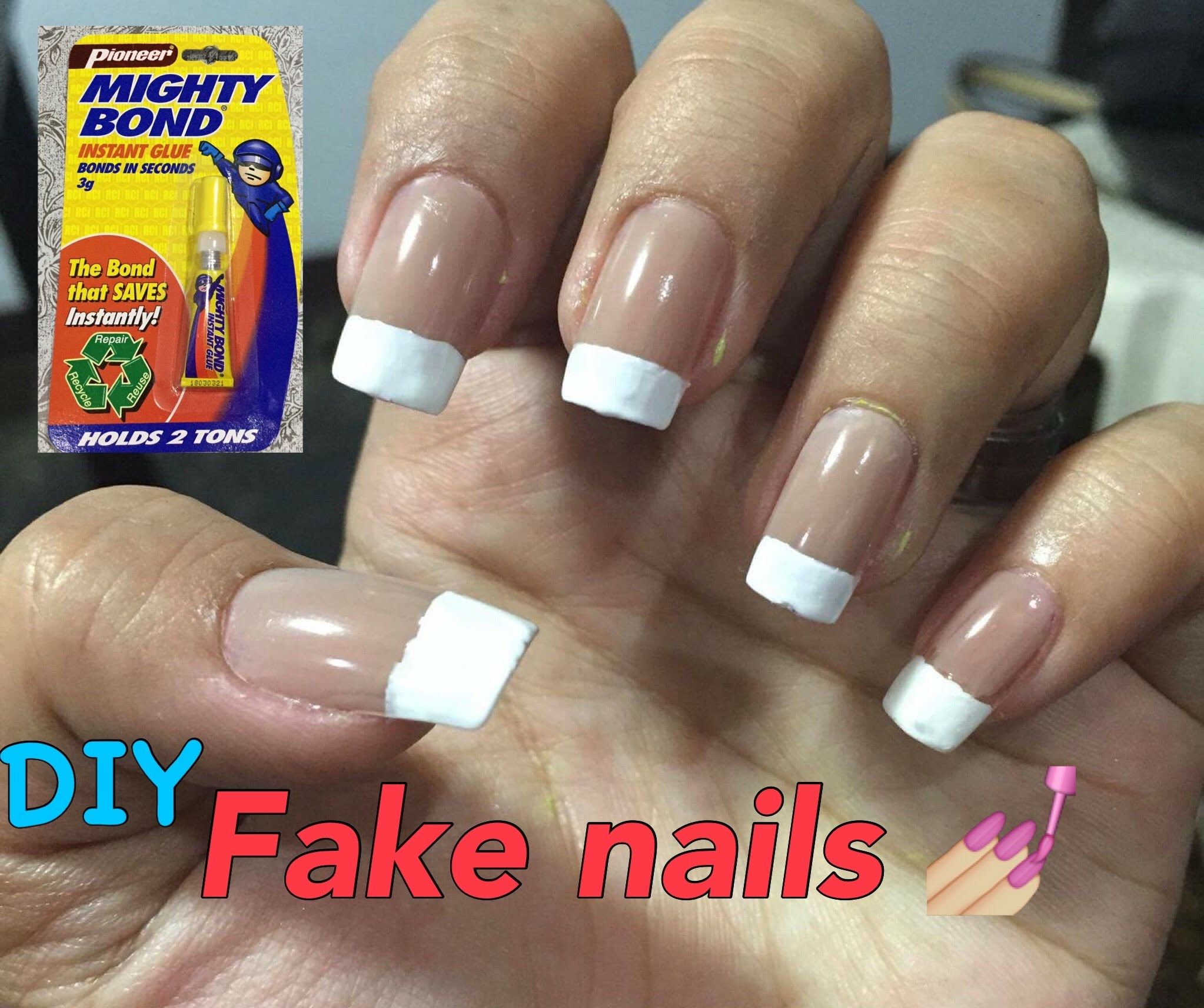 How To Glue Nails On Without Nail Glue