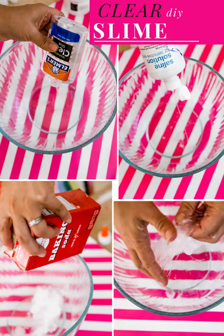 How To Make Clear Slime Without Glue Or Borax