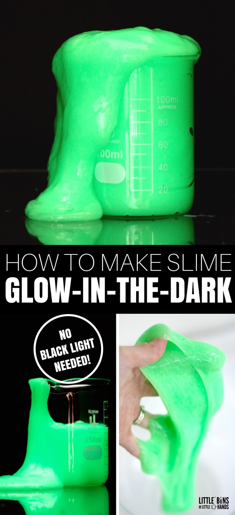 How To Make Glow In The Dark Slime Without Glue