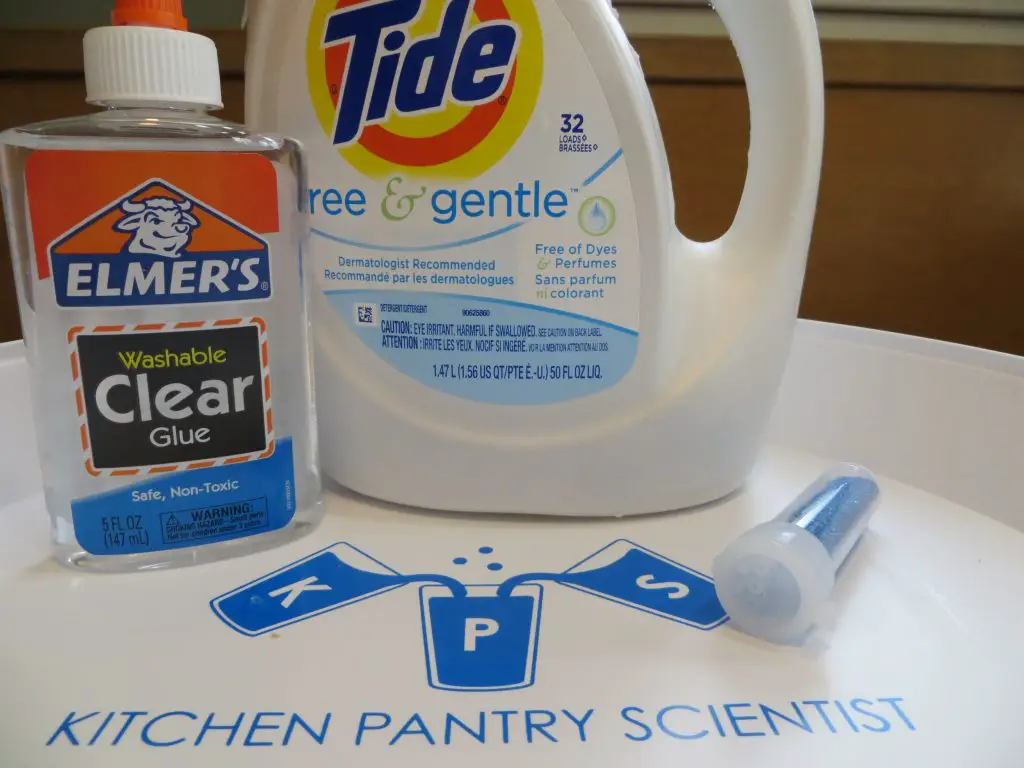 How To Make Slime With Glue Laundry Detergent And Water