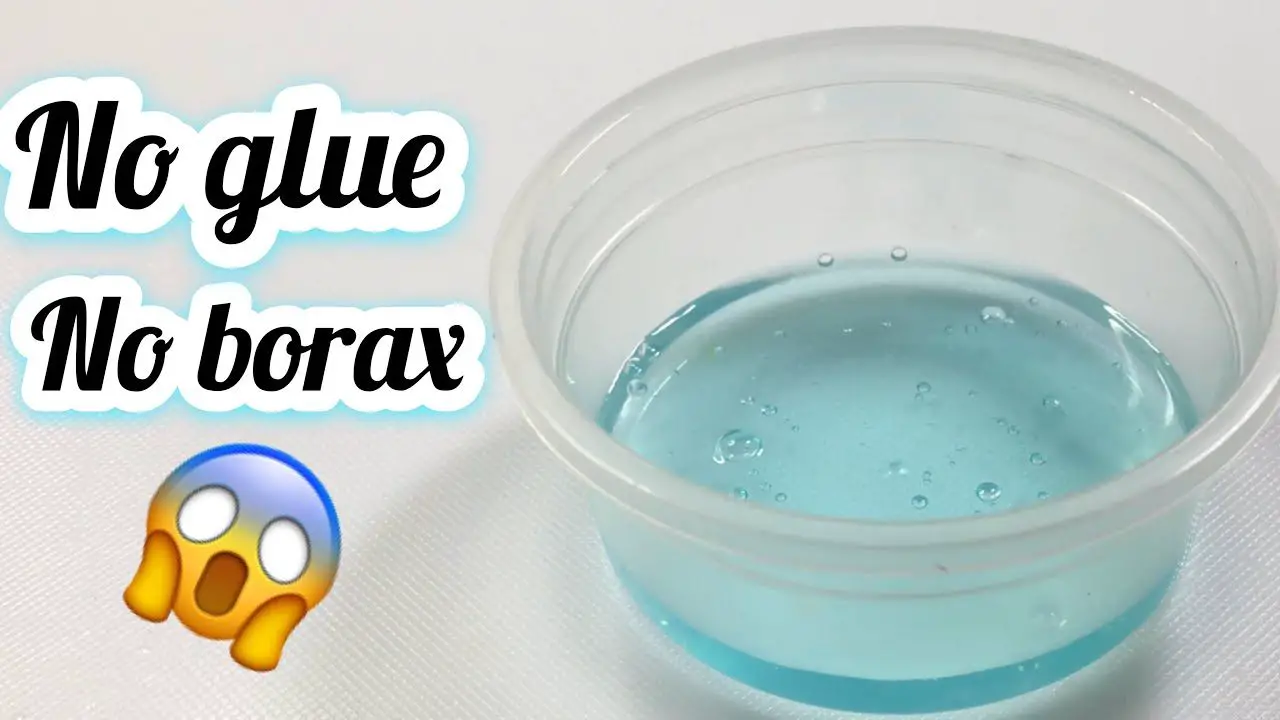 How To Make Water Slime Without Glue Or Activator