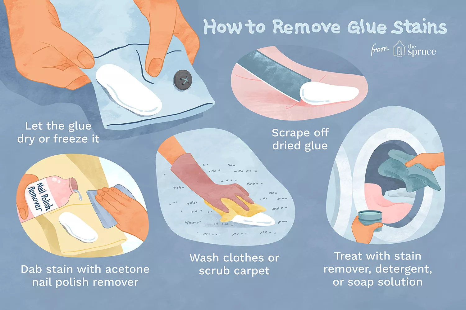 How To Remove A Glue Stain