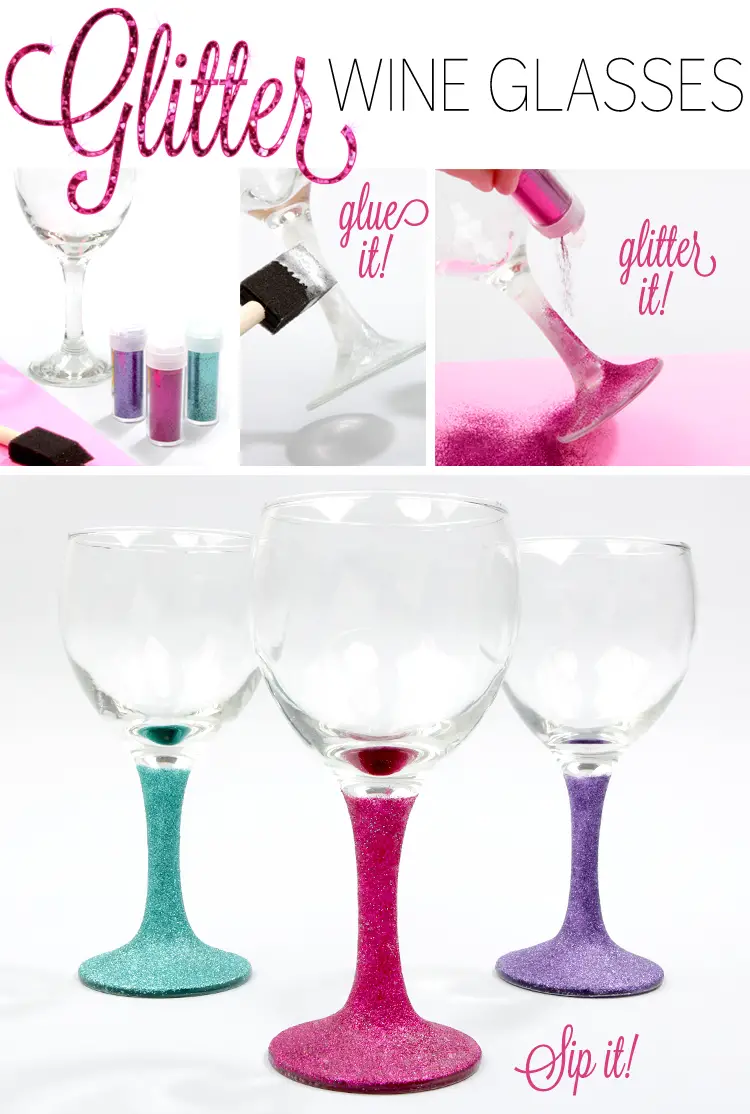 How To Use Glitter Glue On Glass