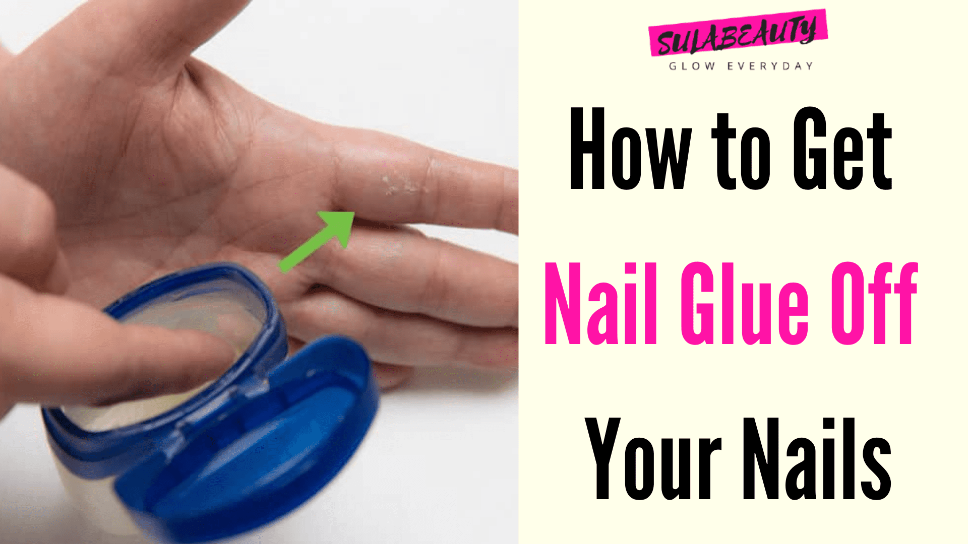 What Gets Nail Glue Off Your Fingers